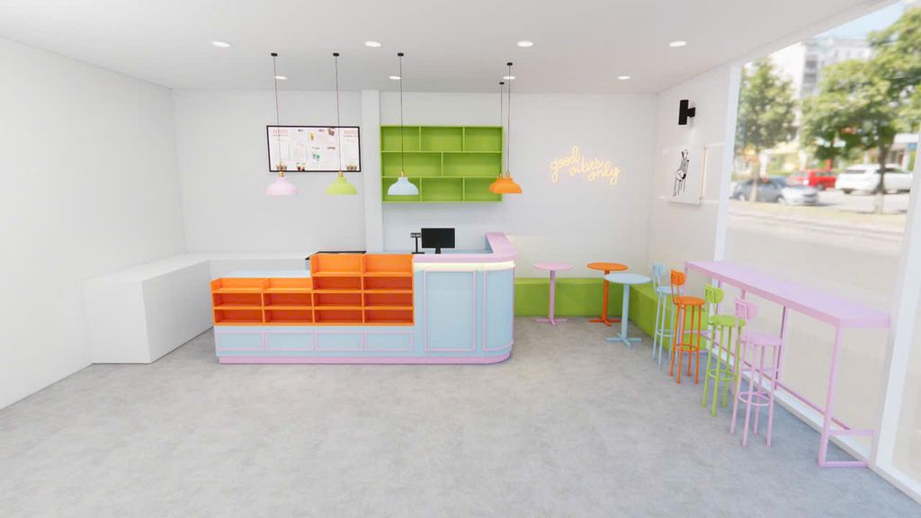 Quầy Pha Chế Trà Sữa