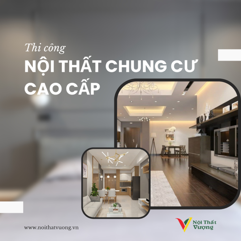 Nội thất căn hộ chung cư cao cấp