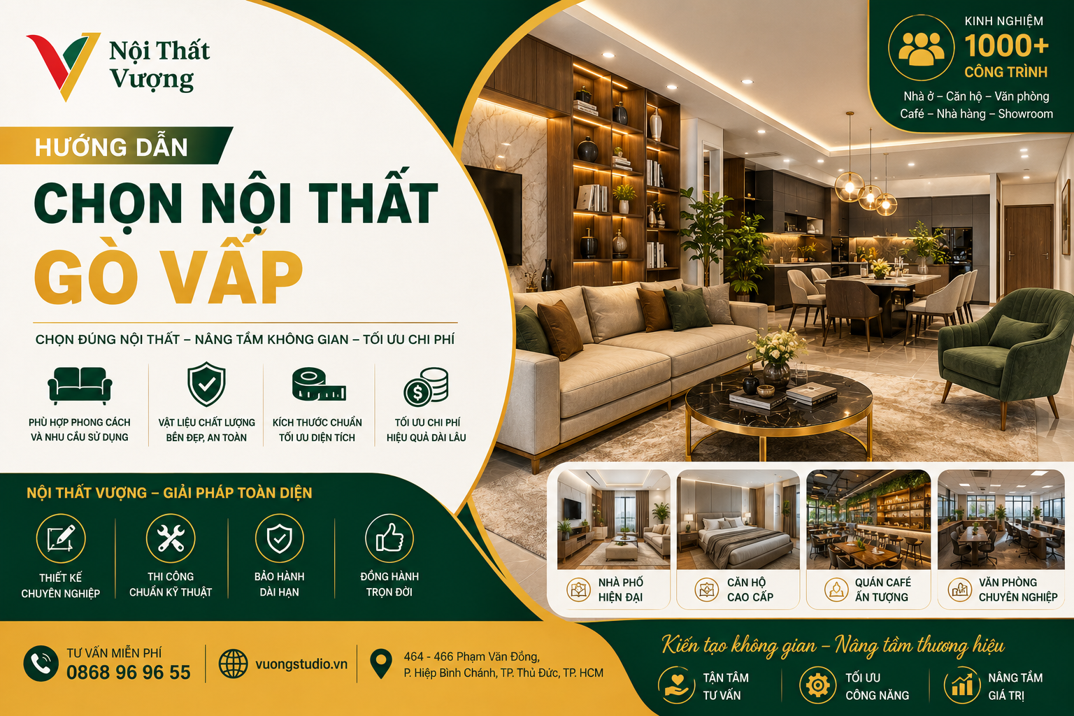 hướng dẫn chọn nội thất Gò Vấp