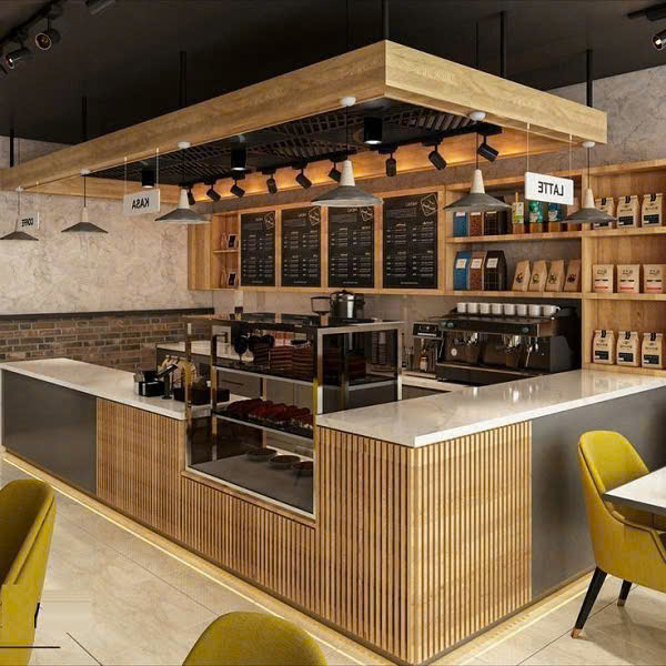 Modern coffee shop interior design