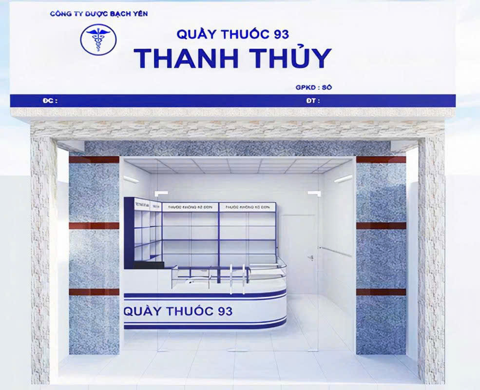 Quầy kệ thuốc 