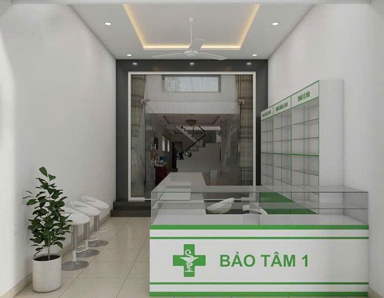Quầy kệ thuốc 