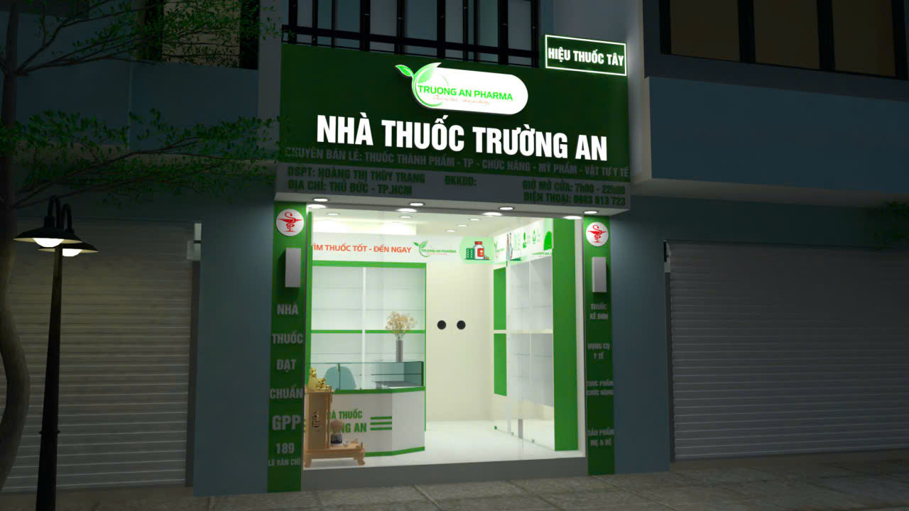 Quầy kệ thuốc 
