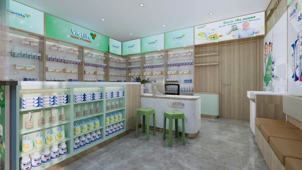 Quầy kệ thuốc