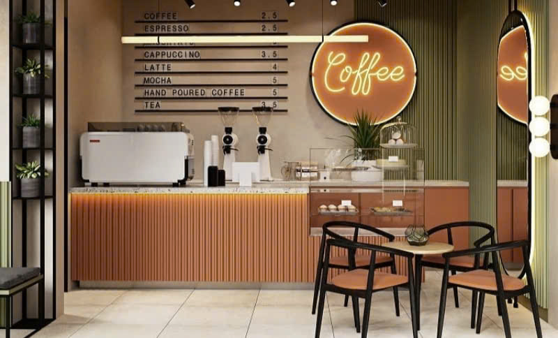 Quầy cafe